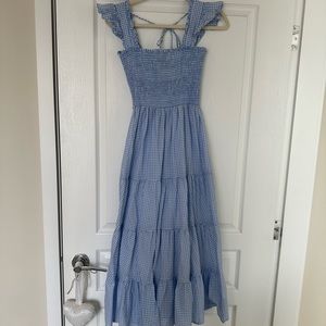 NWOT Eileen West Gingham Dress